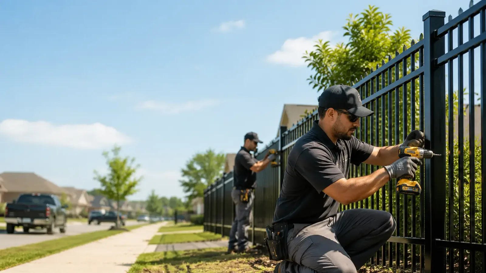 Metal Fence Installation in Sharps, VA